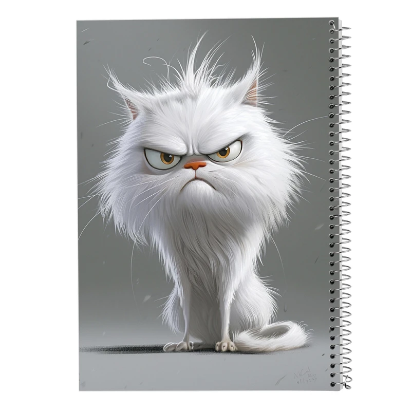 دفتر مشق 50 برگ مدوپد مدل سگ و گربه کد DF17326