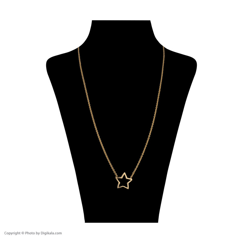 گردنبند طلا 18 عیار زنانه پرسته مدل WN85
