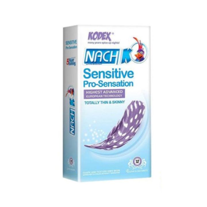 کاندوم ناچ کدکس مدل Sensitive pro-sensation بسته ۱۲ عددی -  - 1