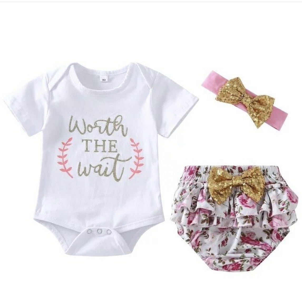 ست 3 تکه لباس نوزادی مدل 00170