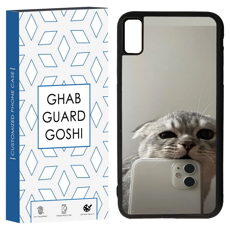 کاور قاب گارد گوشی طرح گربه سلفی کد TPU-206 مناسب برای گوشی موبایل اپل Iphone XS MAX/ Iphone X MAX