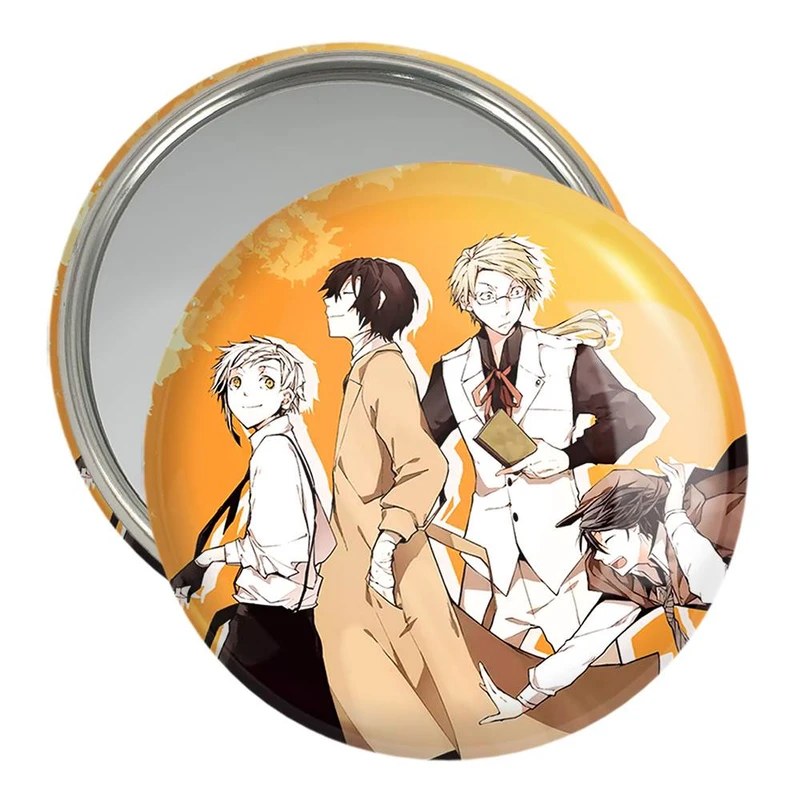 آینه جیبی خندالو مدل آژانس کارگاهی انیمه سگ های ولگرد بانگو  کد 11794