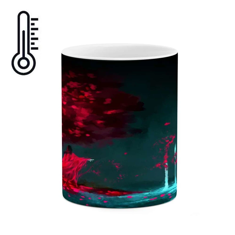 ماگ حرارتی کاکتی مدل نقاشی کد mgh13697