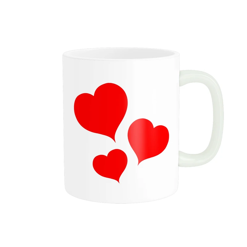 ماگ پاد آفرین مدل فانتزی طرح قلب عشق love عاشقانه کد p12003