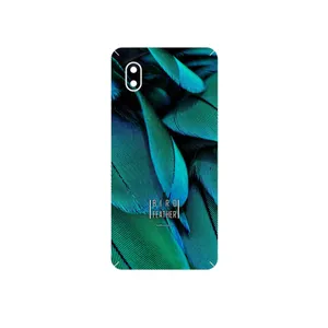 MAHOOT Green Feather Cover Sticker for Samsung Galaxy A01 Core