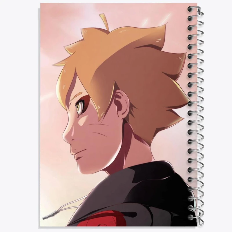 دفتر نقاشی 50 برگ خندالو مدل بوروتو اوزوماکی انیمه بوروتو Boruto کد 15720