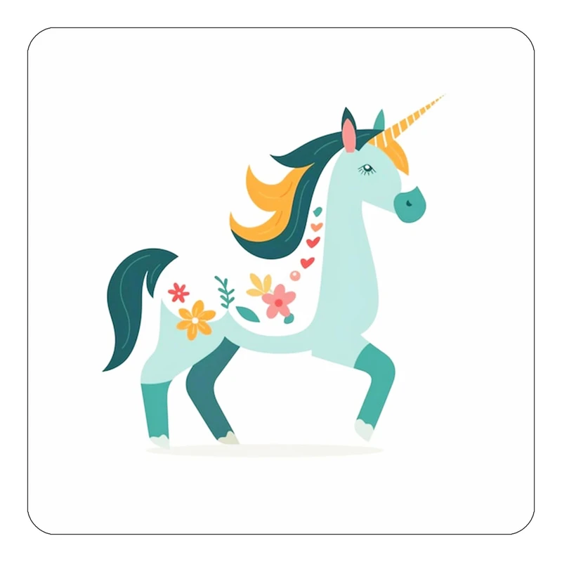 مگنت کاکتی طرح اسب تک شاخ و یونیکورن مدل mp32154