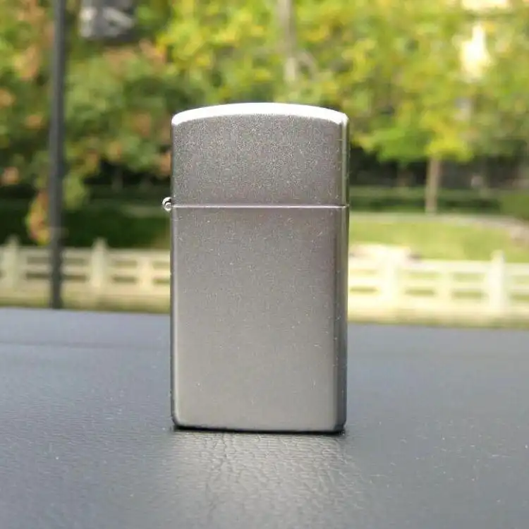 فندک زیپو مدل Slim Satin Chrome کد 1605