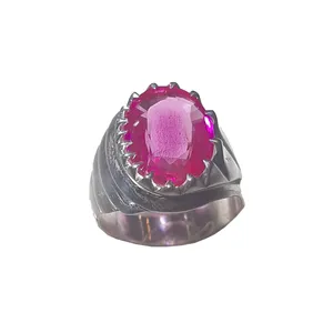 انگشتر مدل یاقوت رز کد 46