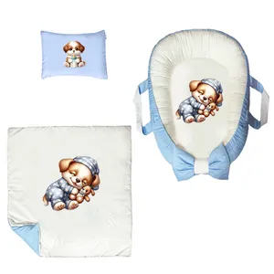 سرویس خواب 3 تکه نوزاد پادآفرین مدل گارد محافظ طرح سگ کد PG049  