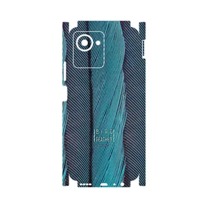 MAHOOT Turquoise feathers-FullSkin Cover Sticker for Realme C30s
