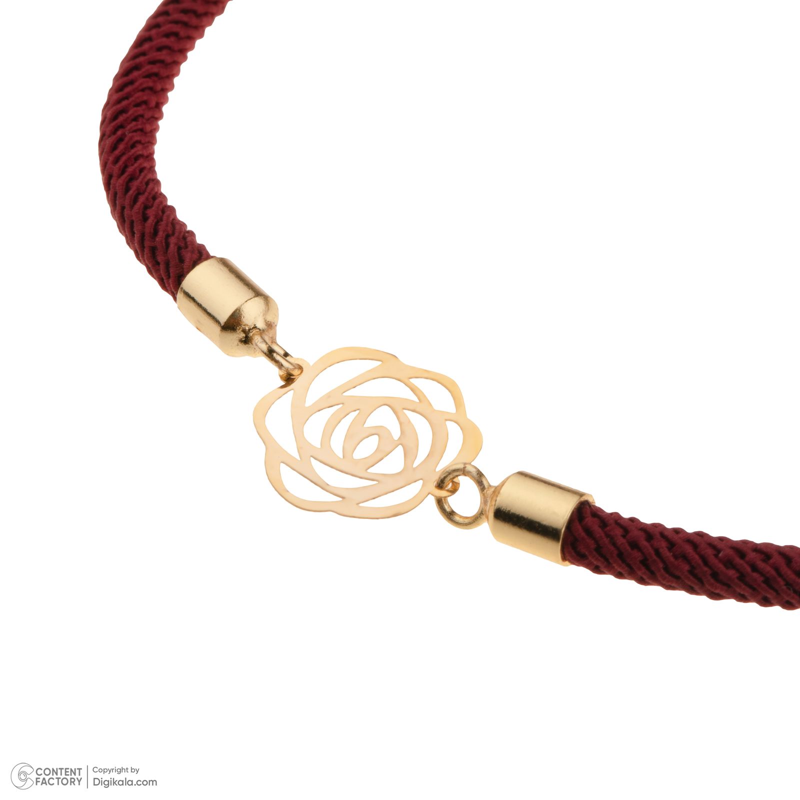 دستبند طلا عیار 18 زنانه ناریا مدل گل رز -  - 3