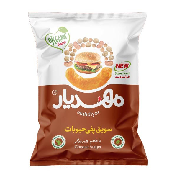 پفک مهدیار چیزبرگر- 50 گرم 