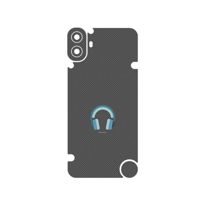 برچسب پوششی ماهوت مدل Minimal Headphone Icon مناسب برای گوشی موبایل ناتینگ CMF Phone 1