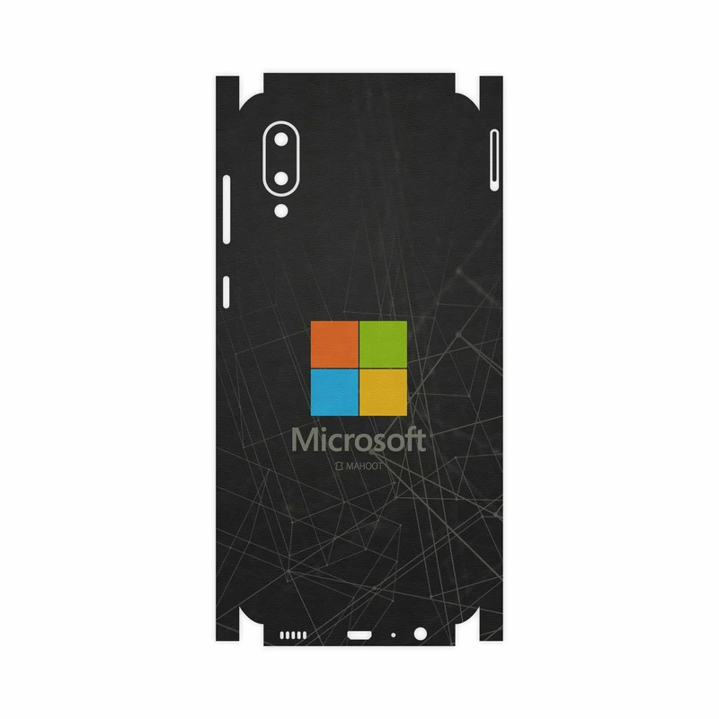 برچسب پوششی ماهوت مدل Microsoft-Logo-FullSkin مناسب برای گوشی موبایل سامسونگ Galaxy A02