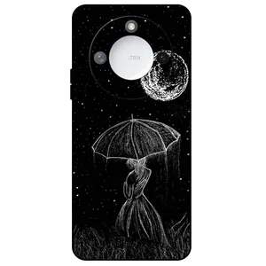 Megafone Girl and Moon 1369 Cover For Honor X9C Smart