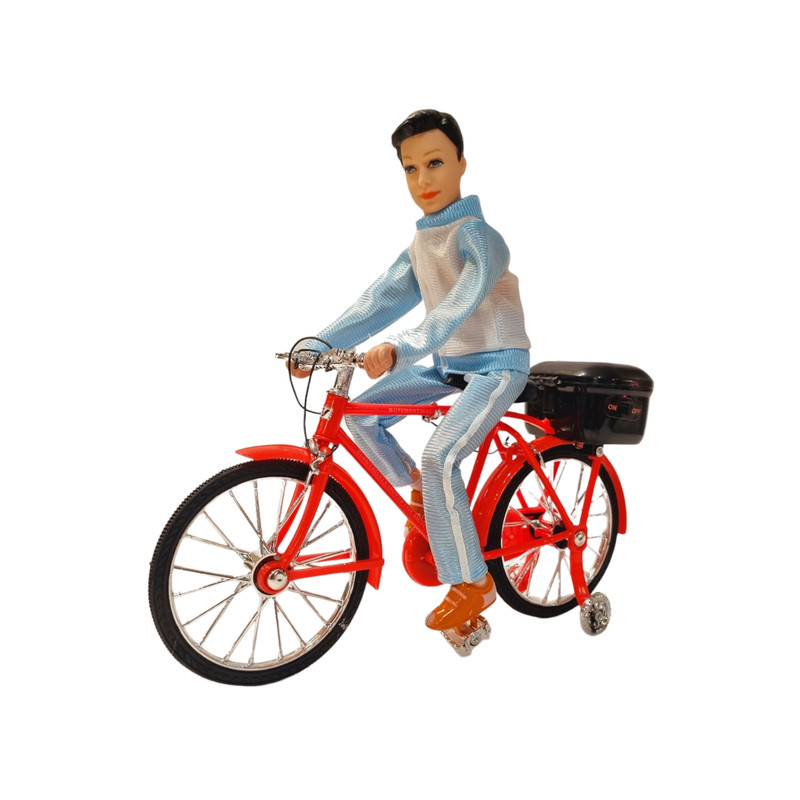 دوچرخه اسباب بازی مدل آدمک سوار موزیکال 