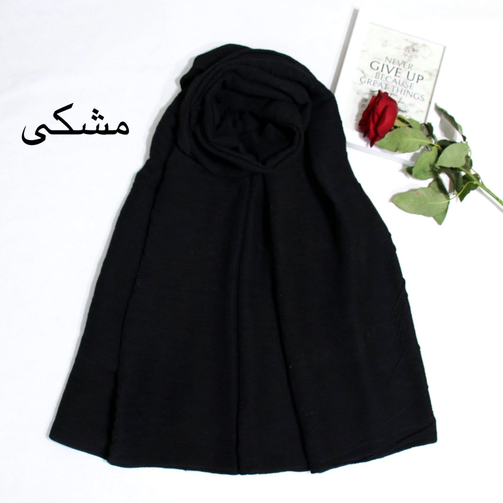 شال زنانه آنالیا مدل نخی پلیسه ساده کد 9721 -  - 5