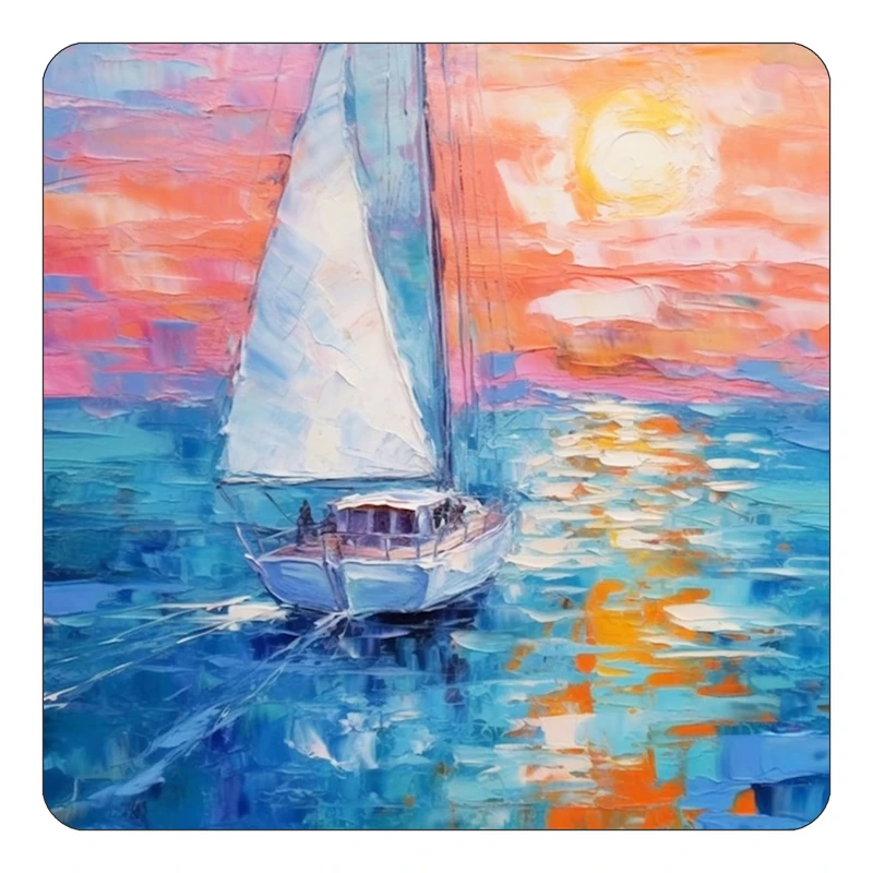 مگنت کاکتی طرح نقاشی رنگ روغن مدل mp72270