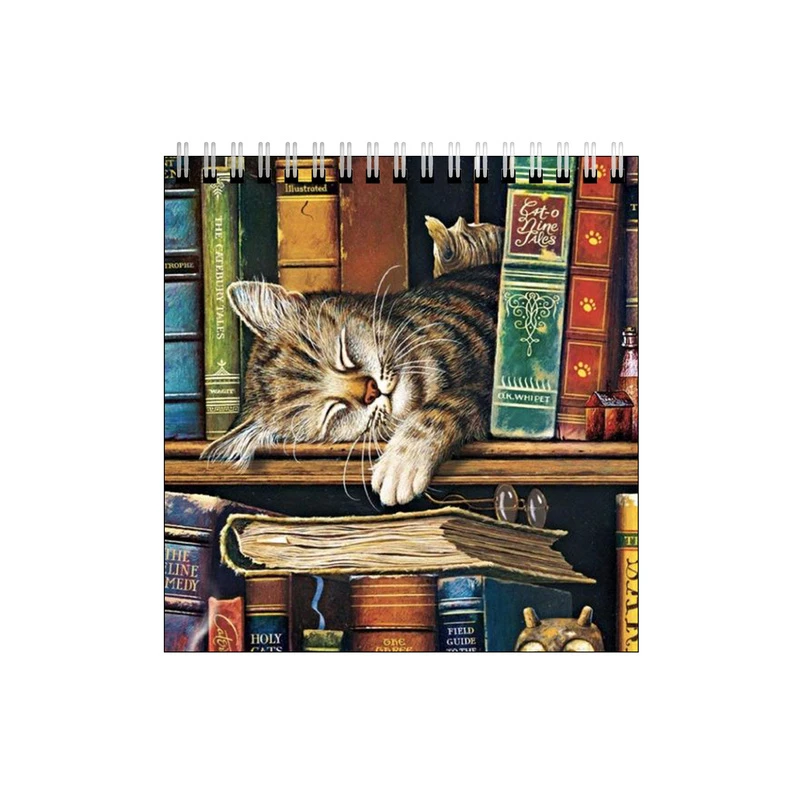 دفتر طراحی طرح گربه کتابخوان کد 1846274