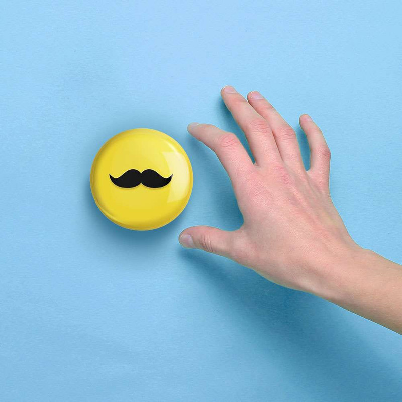 آینه جیبی خندالو مدل سبیل  کد 5951