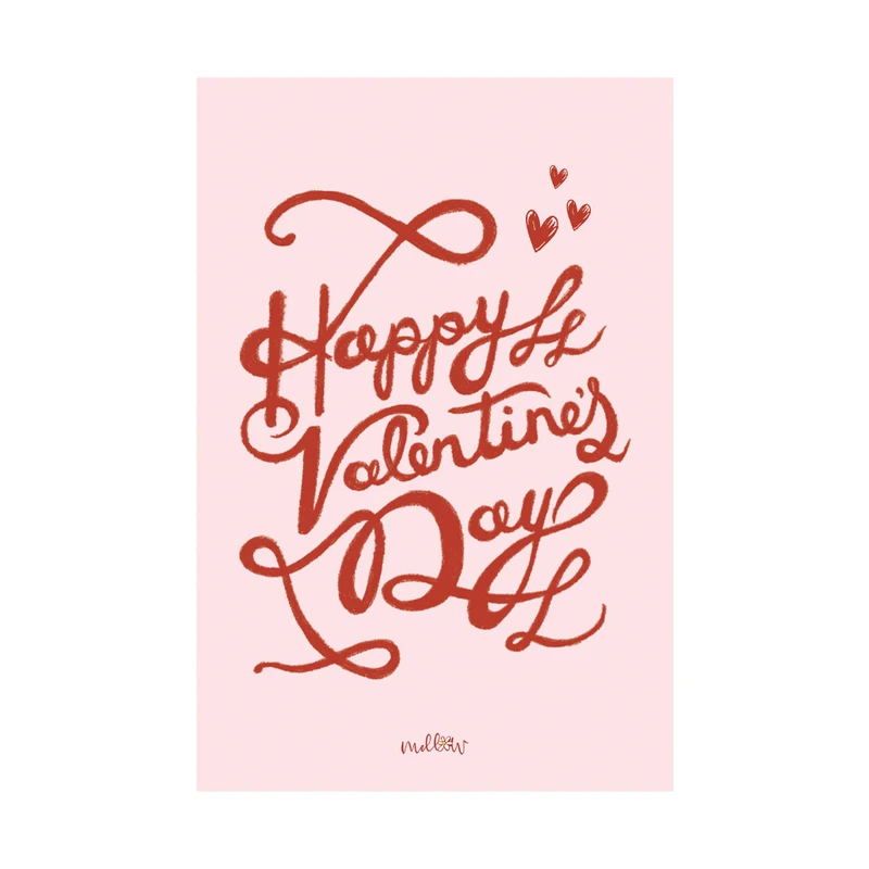 کارت پستال ملو طرح روز عشق کد V012