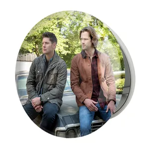 آینه جیبی خندالو طرح سم و دین وینچستر سریال سوپرنچرال Supernatural مدل تاشو کد 24515 