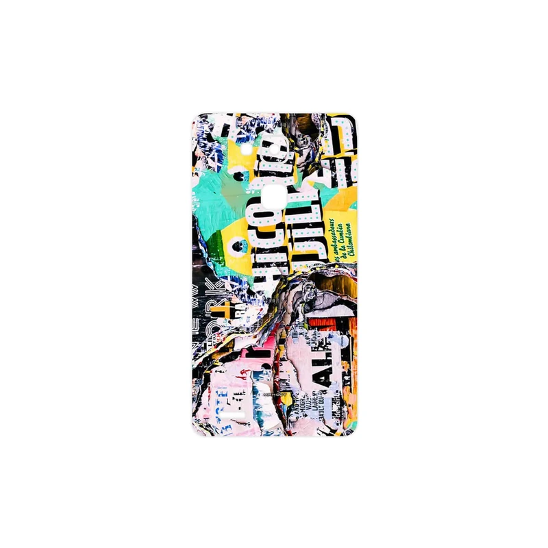 برچسب پوششی ماهوت مدل Collage of Teared Paper مناسب برای گوشی موبایل هوآوی Mate 7