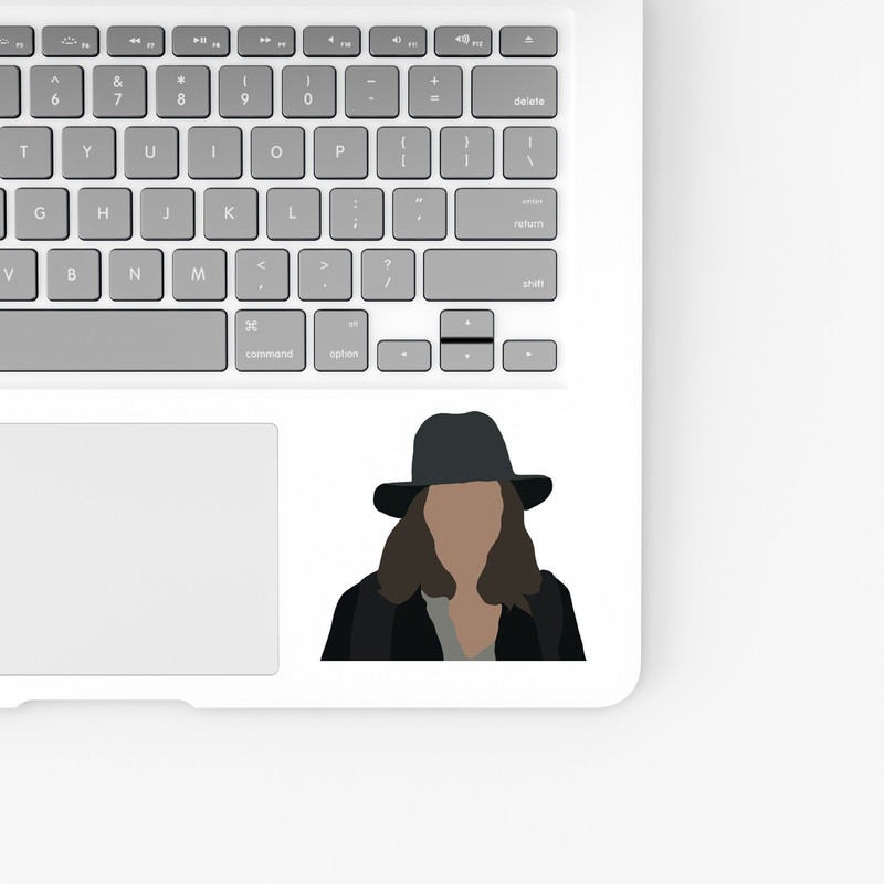 استیکر لپ تاپ و موبایل بووم طرح سریال مردگان متحرک مدل Maggie کد FR106