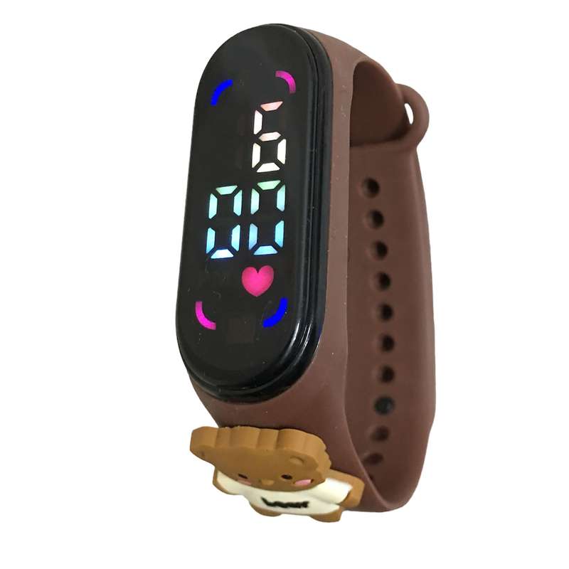 ساعت مچی دیجیتال بچگانه مدل ضدآب سیلیکونی LED طرح تدی کد 33 ساعت مچی دیجیتال بچگانه مدل ضدآب سیلیکونی LED طرح تدی کد 33