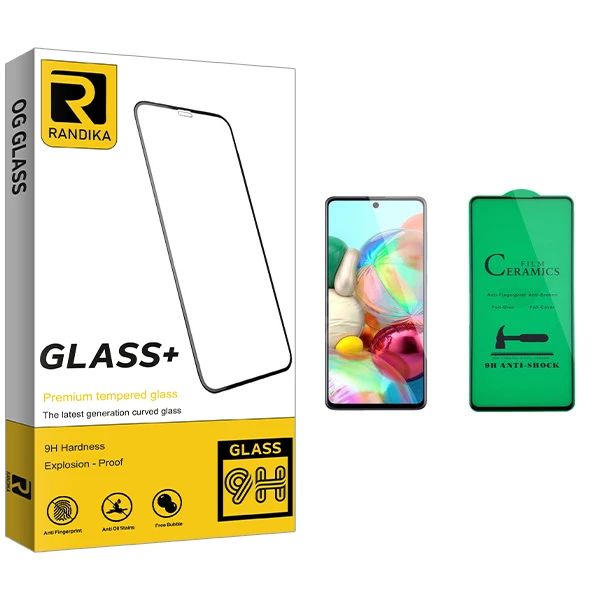 محافظ صفحه نمایش سرامیکی راندیکا مدل GLD مناسب برای گوشی موبایل سامسونگ Galaxy A71