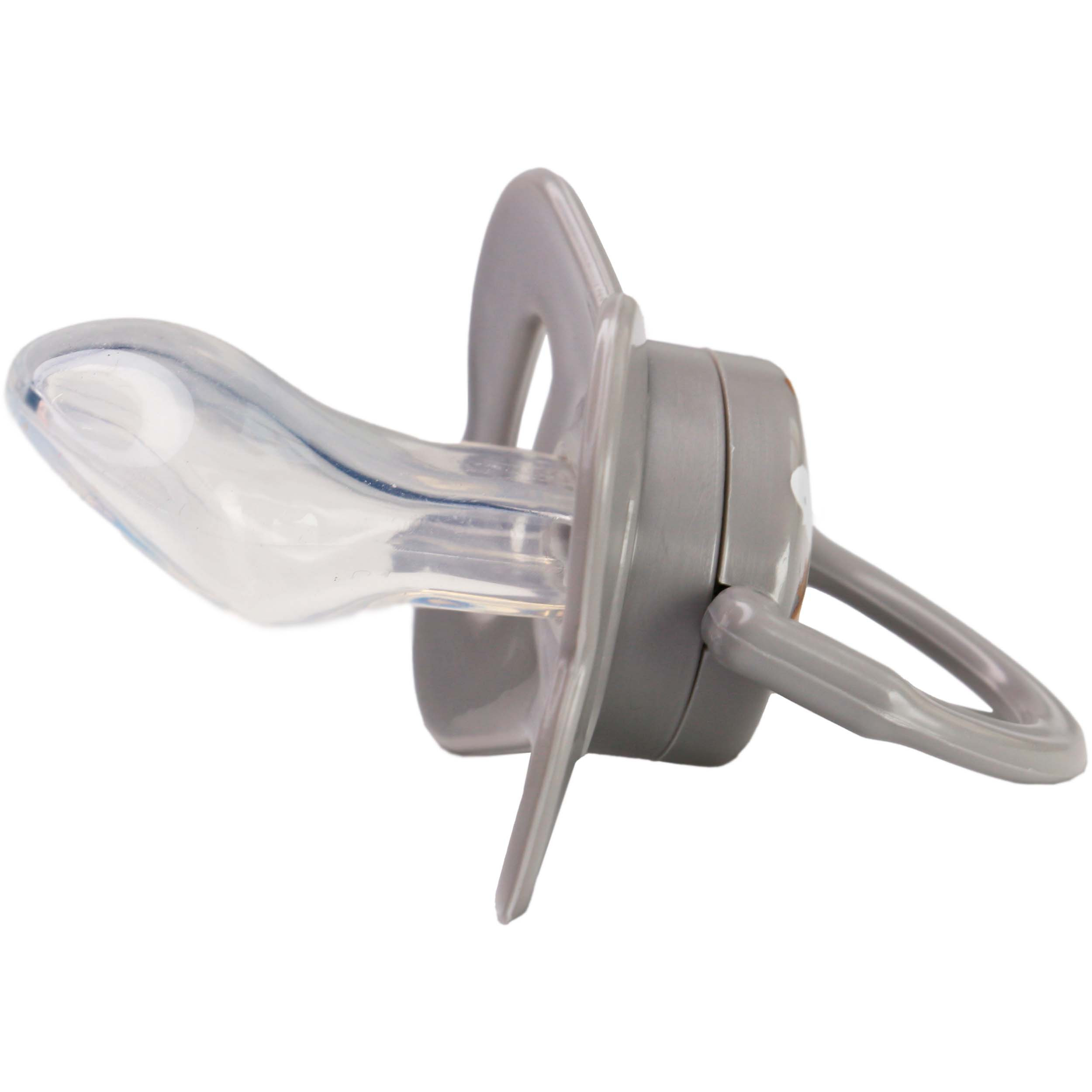 پستانک ارتودنسی وی کر مدل دربدار دسته دار مات چاپدار پروانه ای سایز 12+ ماه کد P126