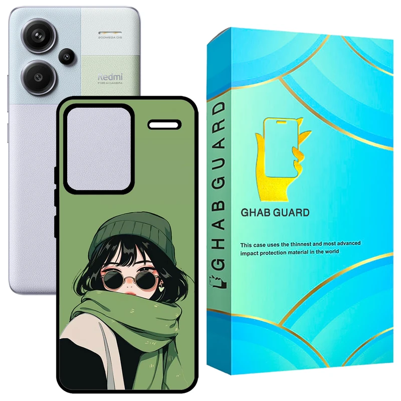 کاور قاب گارد طرح دختر مدل GCHPN13PL مناسب برای گوشی موبایل شیائومی Redmi Note 13 Pro Plus