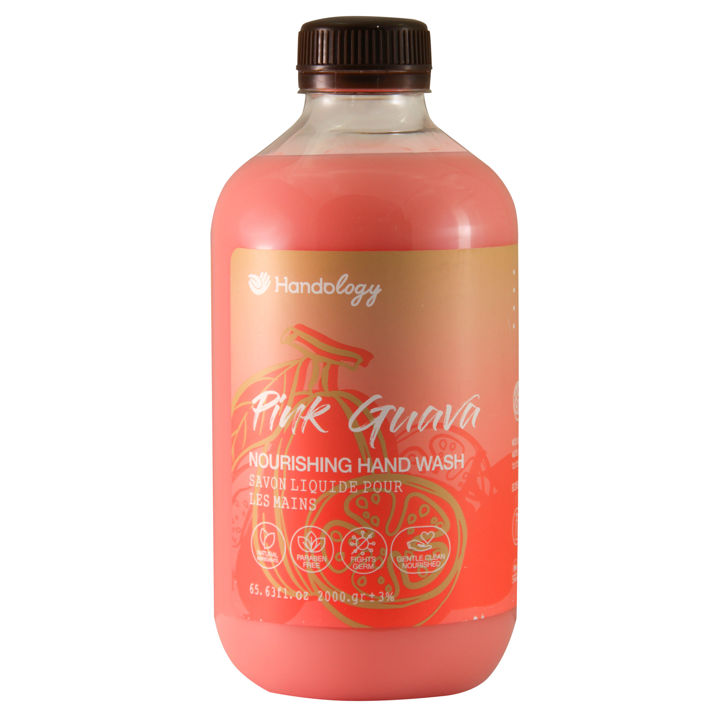 مایع دستشویی هندولوژی مدل PINK GUAVA وزن 2000 گرم
