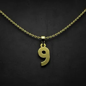 گردنبند طلا 18 عیار زنانه مدوپد مدل حرف و کد I2-1-1682