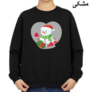 سویشرت زنانه مدل آدم برفی یلدایی کد v1 