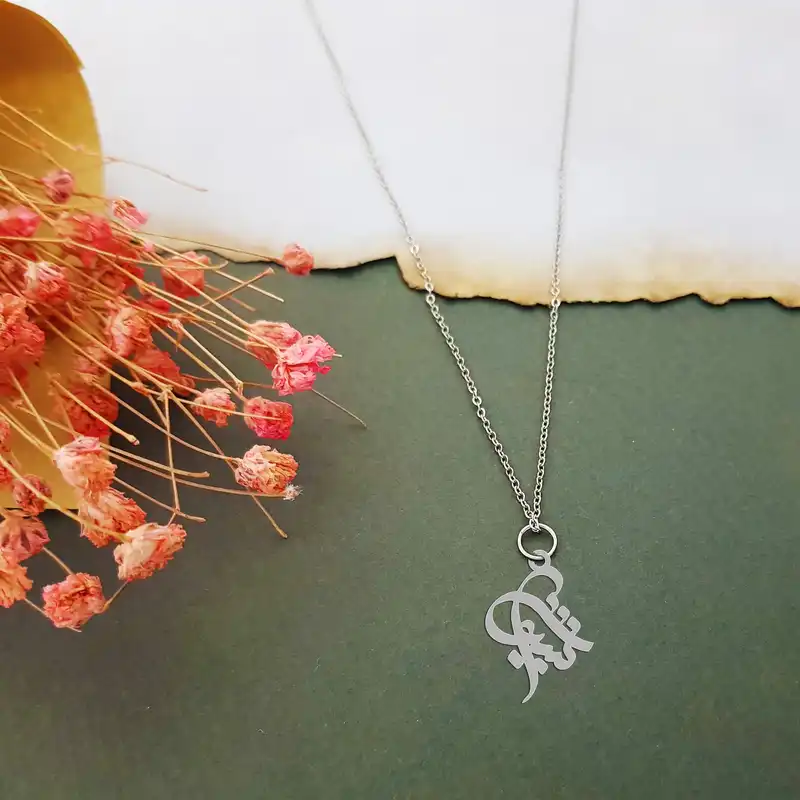 گردنبند نقره زنانه ترمه ۱ مدل شیوا کد ma 1174