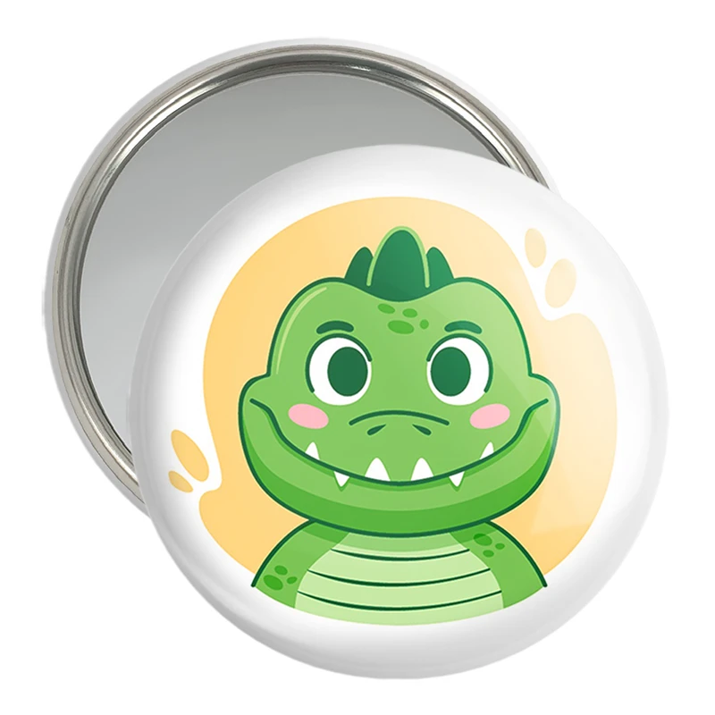 آینه جیبی خندالو مدل تمساح حیوانات بامزه کد 37145