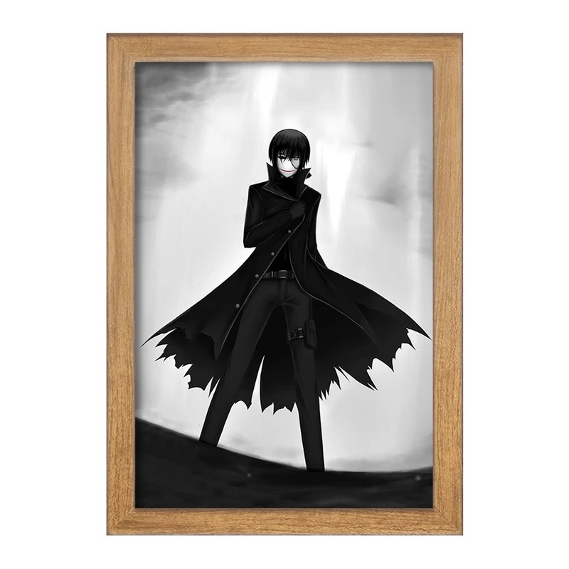 تابلو خندالو مدل هی انیمه تاریک تر از سیاهی Darker Than Black  کد 22588