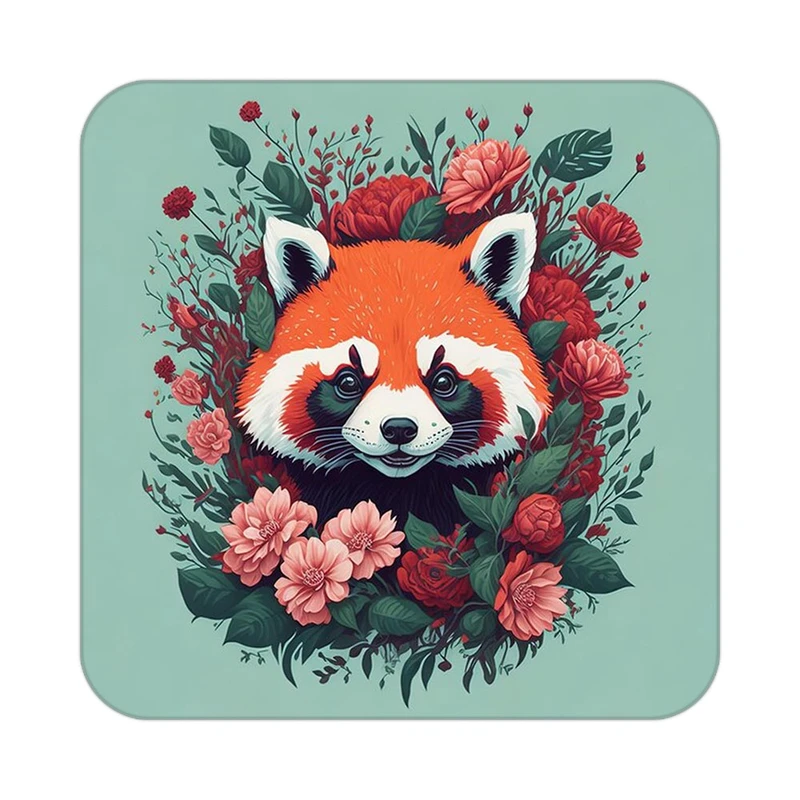 زیر لیوانی کاکتی طرح حیوانات رنگی مدل mp26970