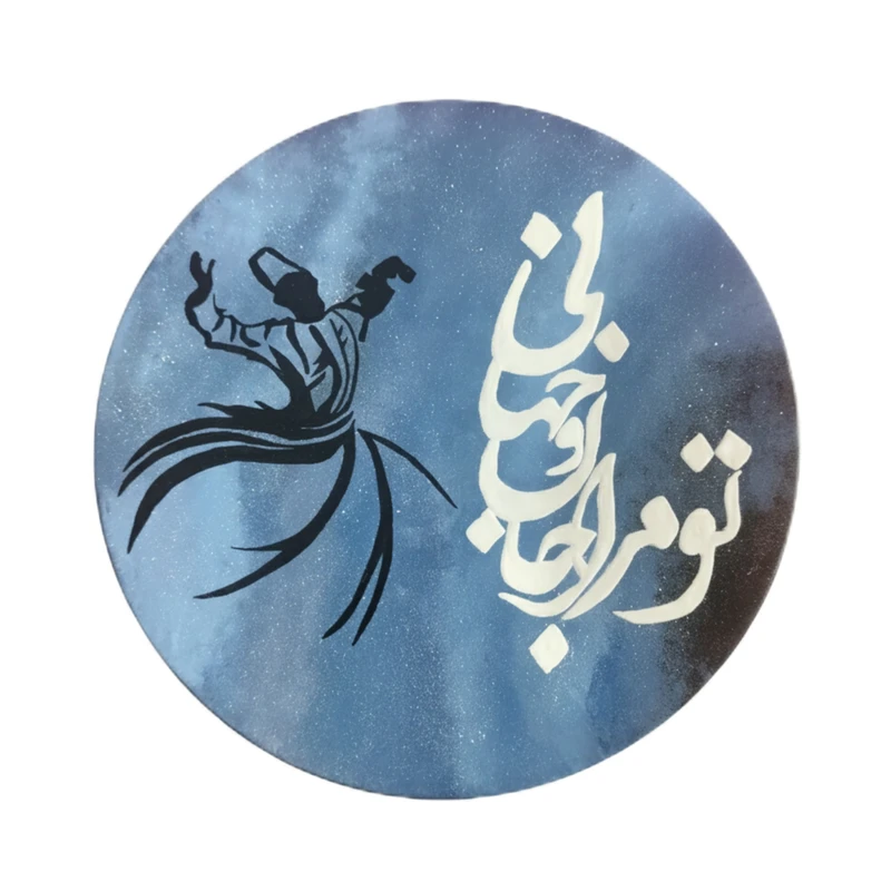 دیوارکوب سفالی طرح مولانا کد 20046