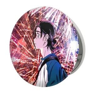 آینه جیبی خندالو طرح شینپی انیمه سامرتایم رندرینگ مدل تاشو کد 24238 