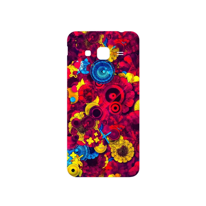 برچسب پوششی ماهوت مدل Vector Flower Garden Digital Art مناسب برای گوشی موبایل سامسونگ Galaxy J3 2016