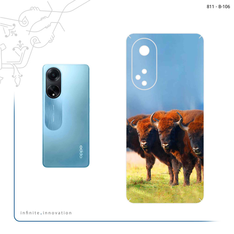 برچسب پوششی ماهوت مدل Buffalo مناسب برای گوشی موبایل اپو A98
