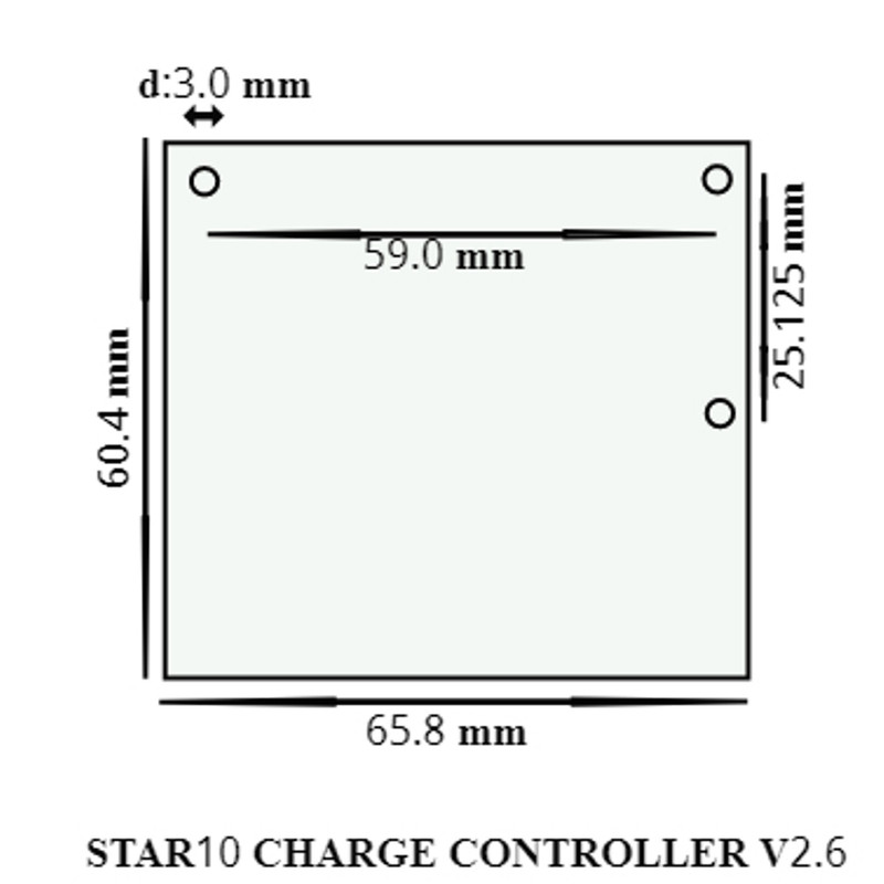 کنترل کننده شارژ خورشیدی مدل STAR10