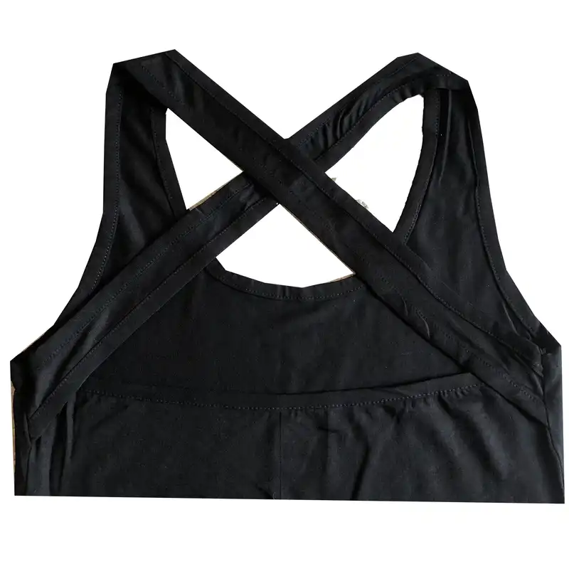 تاپ زنانه مدل ضبدری رنگ مشکی