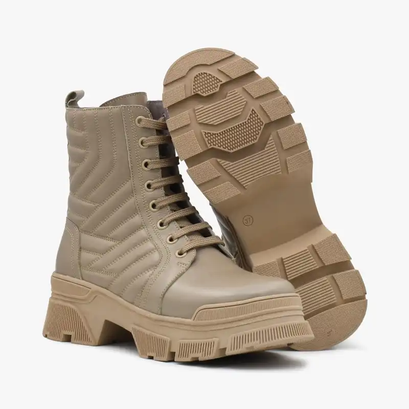 نیم بوت زنانه چرم تهران مدل U84V