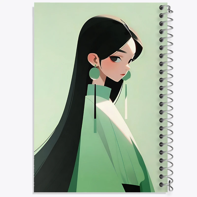 دفتر ژورنال نویسی 50 برگ خندالو مدل نقطه ای طرح دخترانه کد F6873