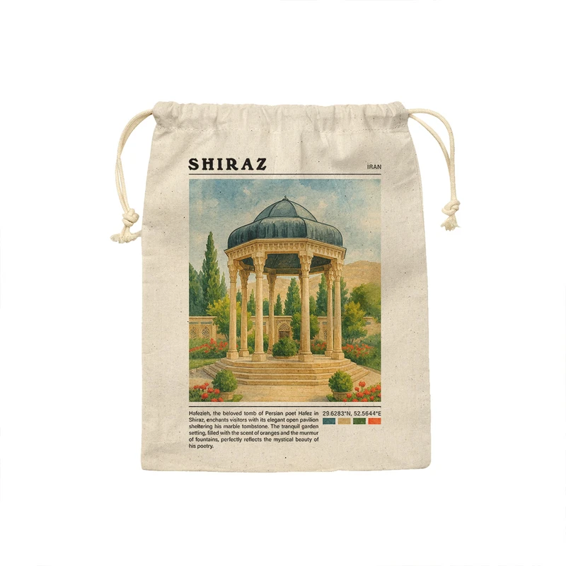 کیسه نان و سبزی ترمه طراحان ایده مدل حافظیه شیراز کد map0824 - M سایز 23x33 سانتی متر