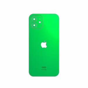 MAHOOT Matte-Green Cover Sticker for Apple iPhone 12